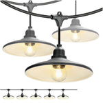 SET CRETE Garland 5m + cable 5m + 5x lampshade M2