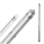 Set HERMETIC 1x120 + LED T8 18W 4000K IP65 Kobi