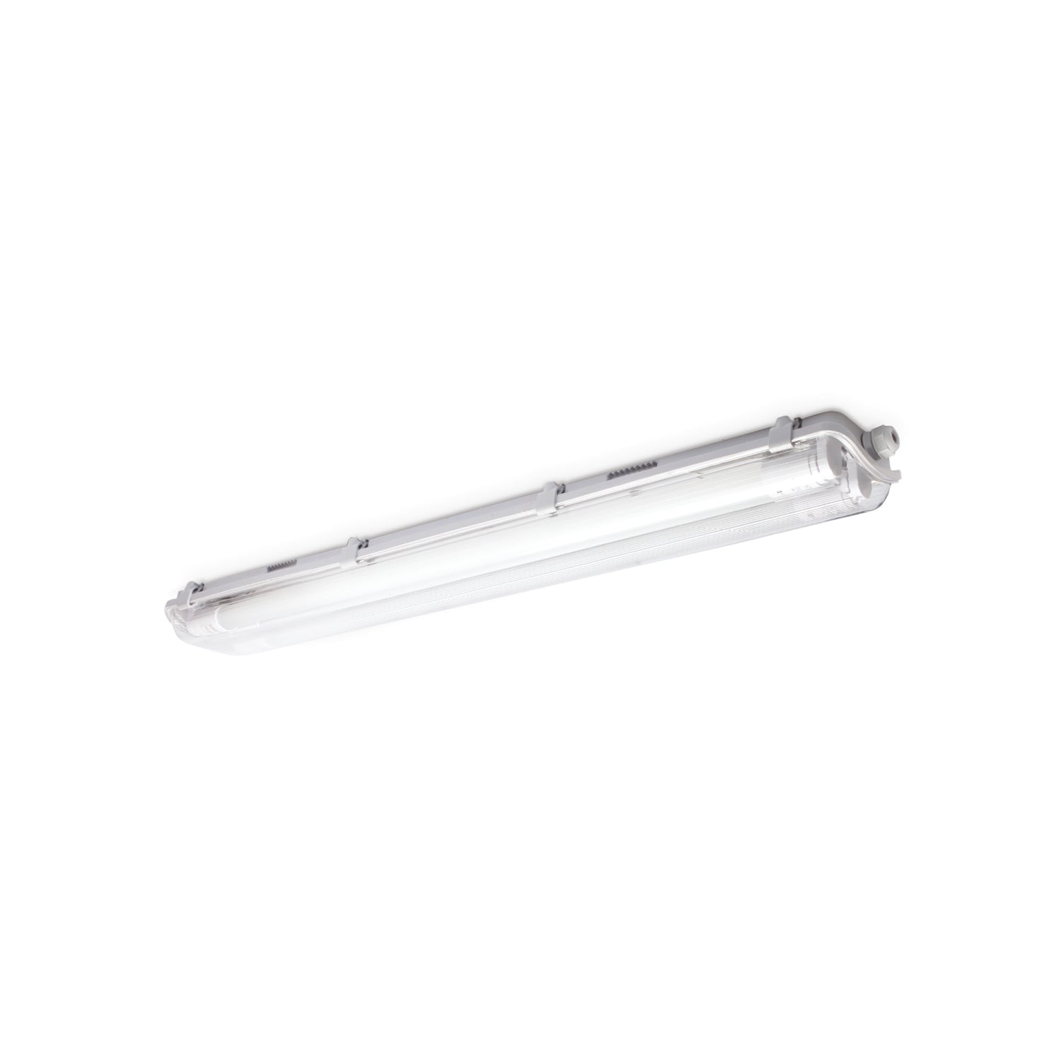 Set HERMETIC 2x60 + LED T8 9W 4000K IP65 Kobi