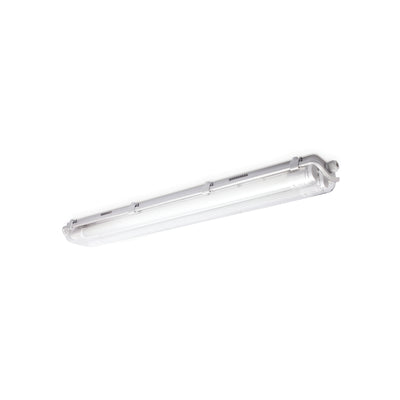 Set HERMETIC 2x60 + LED T8 9W 4000K IP65 Kobi