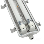 Set HERMETIC 2x60 + LED T8 9W 4000K IP65 Kobi