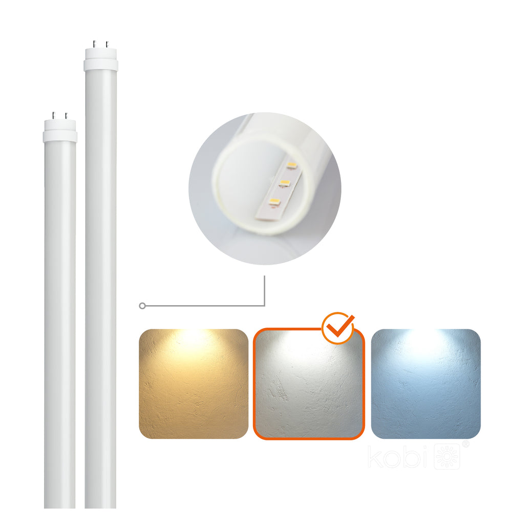 HERMETIC G2 SET + 2x LED T8 18W 120cm 4000K KOBI