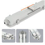 HERMETIC G2 SET + 2x LED T8 18W 120cm 6500K KOBI