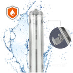 Waterproof set HERMETIC G2 2x60 + 2x LED T8 9W 4000K IP65 Kobi