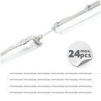 Waterproof set HERMETIC G2 2x60 + 2x LED T8 9W 4000K IP65 Kobi