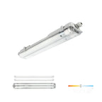 Waterproof set HERMETIC G2 2x60 + 2x LED T8 9W 4000K IP65 Kobi