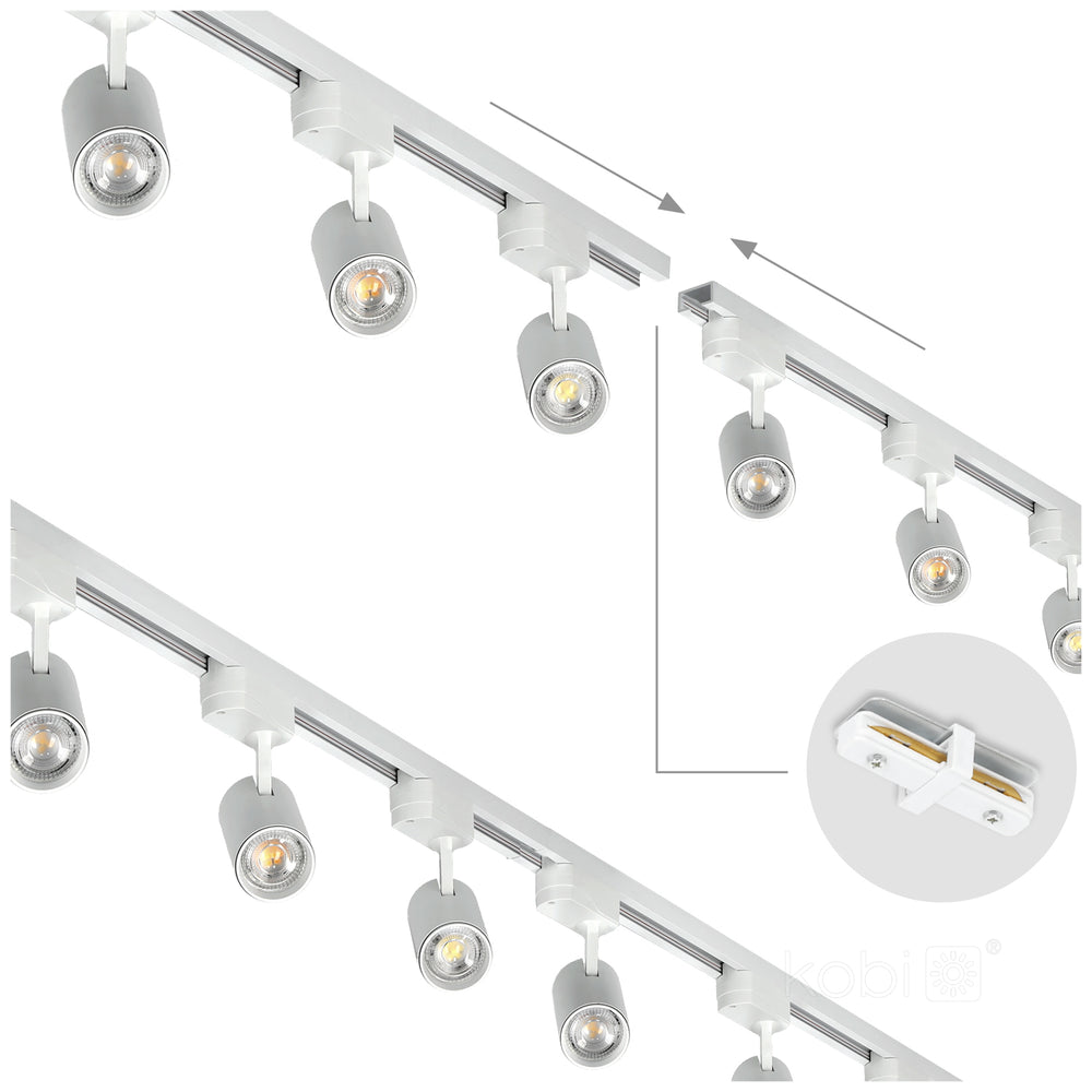 1-circuit track set NEXTRACK GO 4xGU10 1m white Kobi