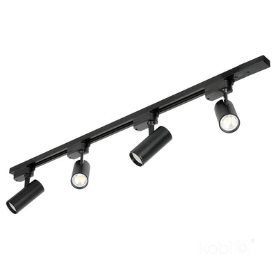 1-circuit track set NEXTRACK GO 4xGU10 1m BLACK Kobi