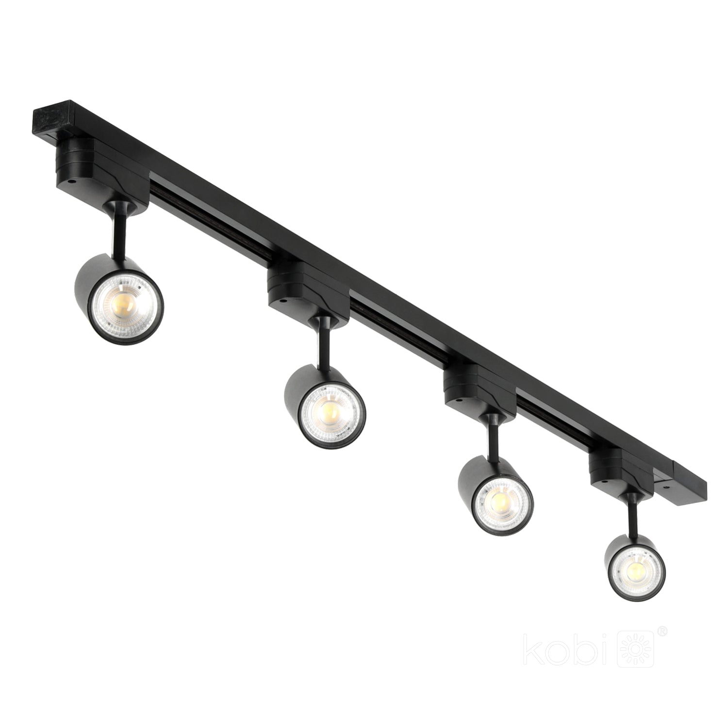 1-circuit track set NEXTRACK GO 4xGU10 1m BLACK Kobi