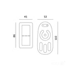 Tramo Control set for COB stripes 12-24V Kobi Premium
