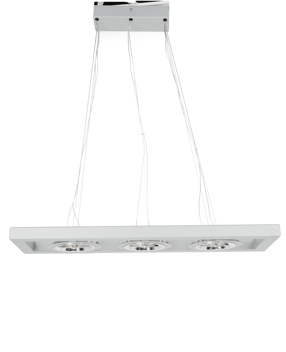 Hanging lamp QR111 AZZAANO G53 3X50W RAL9006