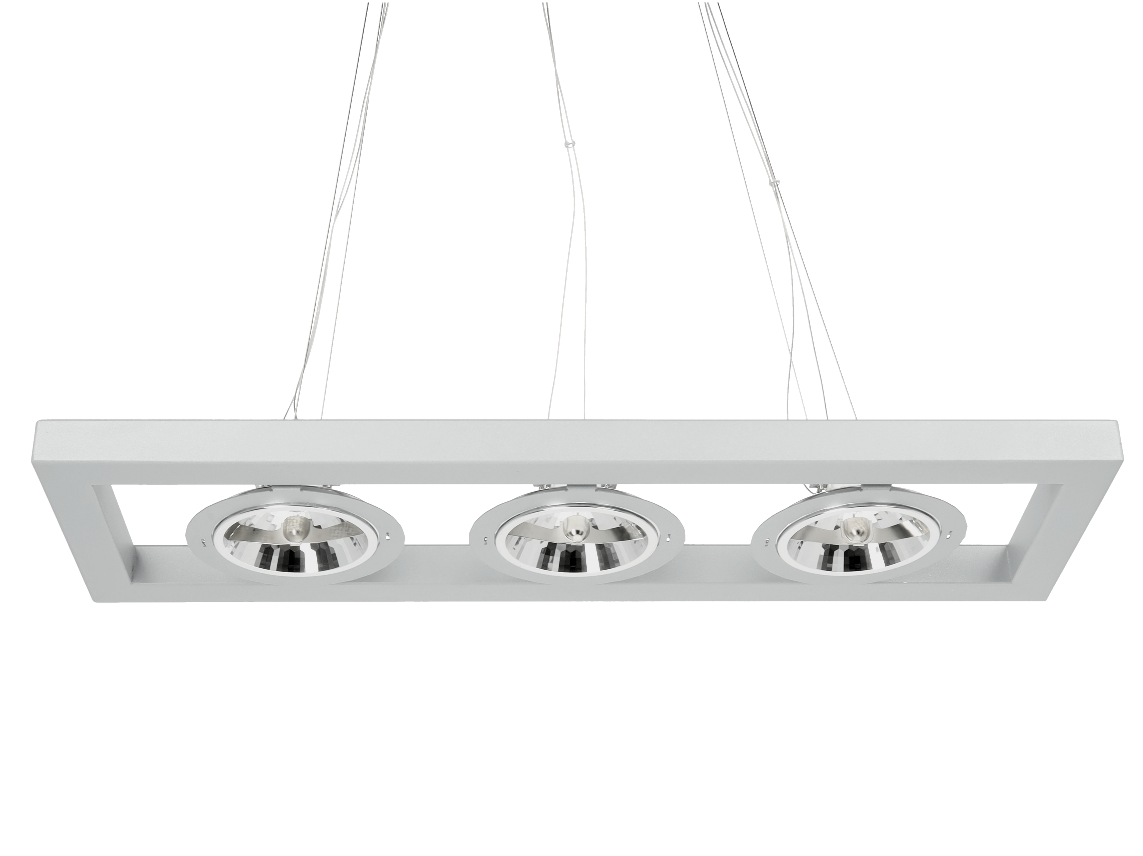 Hanging lamp QR111 AZZAANO G53 3X50W RAL9006