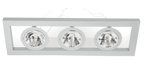 Hanging lamp QR111 AZZAANO G53 3X50W RAL9006