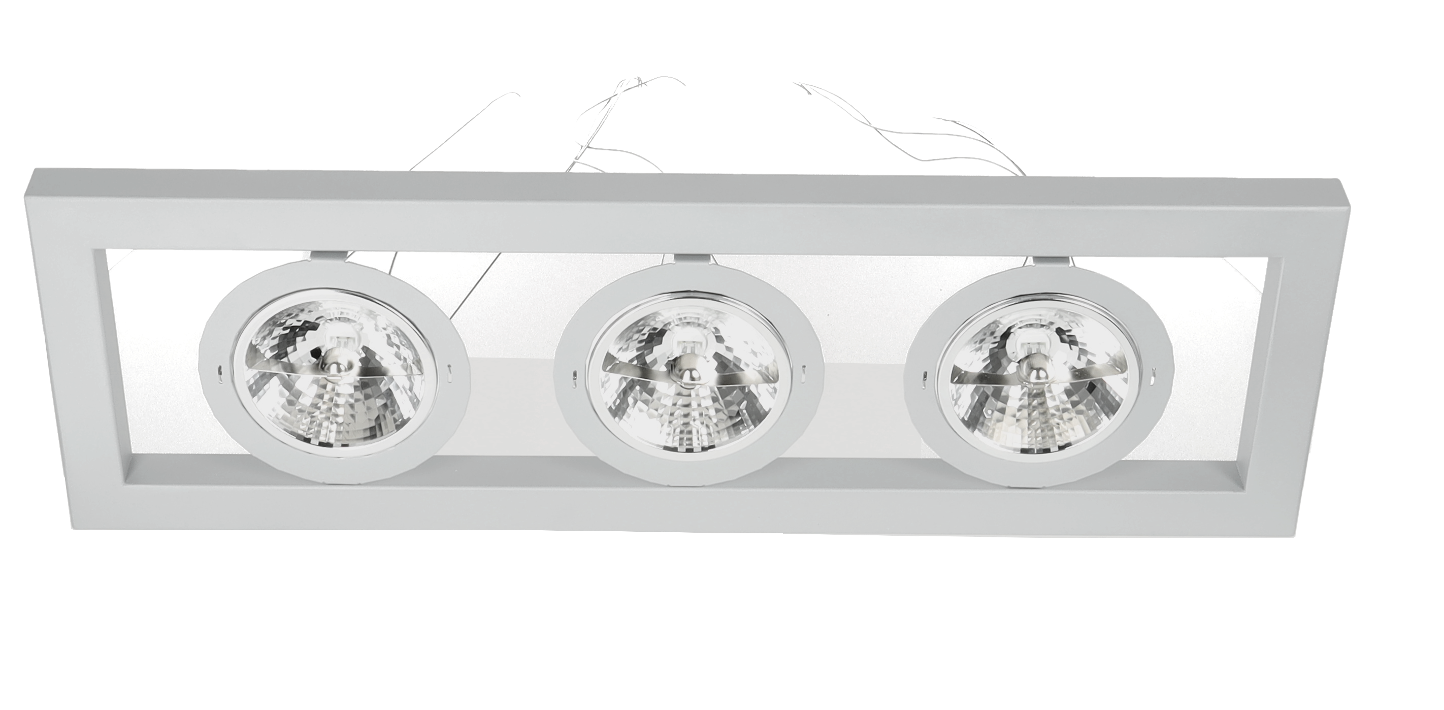 Hanging lamp QR111 AZZAANO G53 3X50W RAL9006