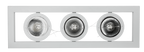 Hanging lamp QR111 AZZAANO G53 3X50W RAL9006